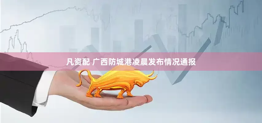 凡资配 广西防城港凌晨发布情况通报